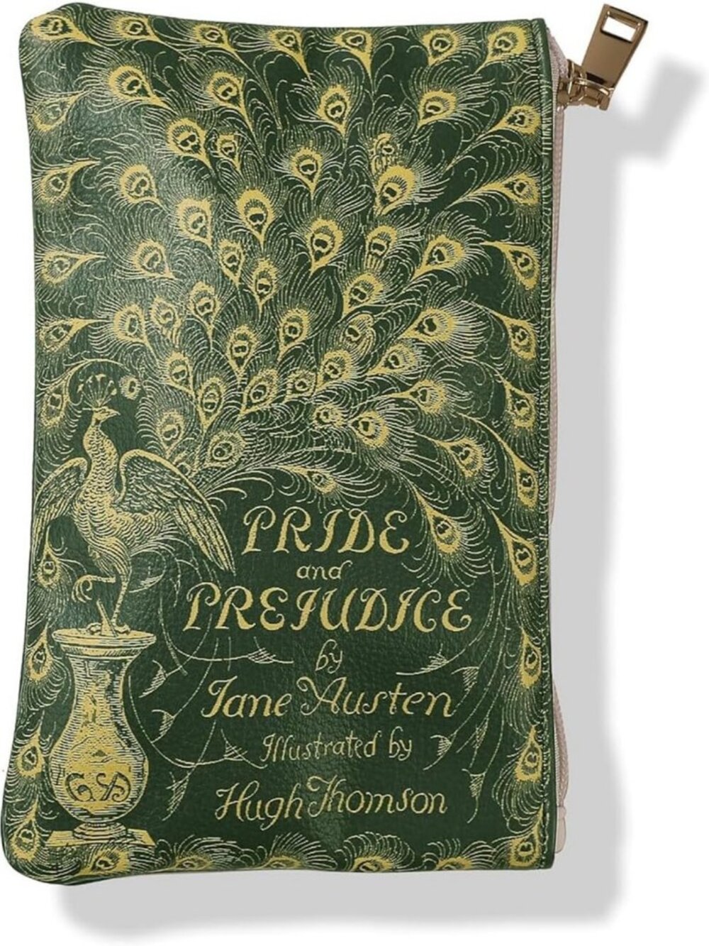 Book-Themed Clutch Purse & Zipper Wallet | PU Leather Coin Bag for Book Lovers